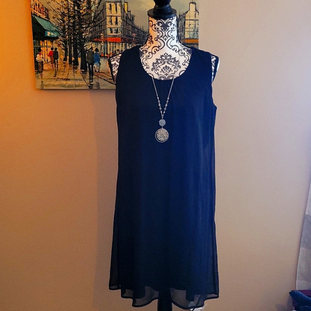 Relativity black sheath dress